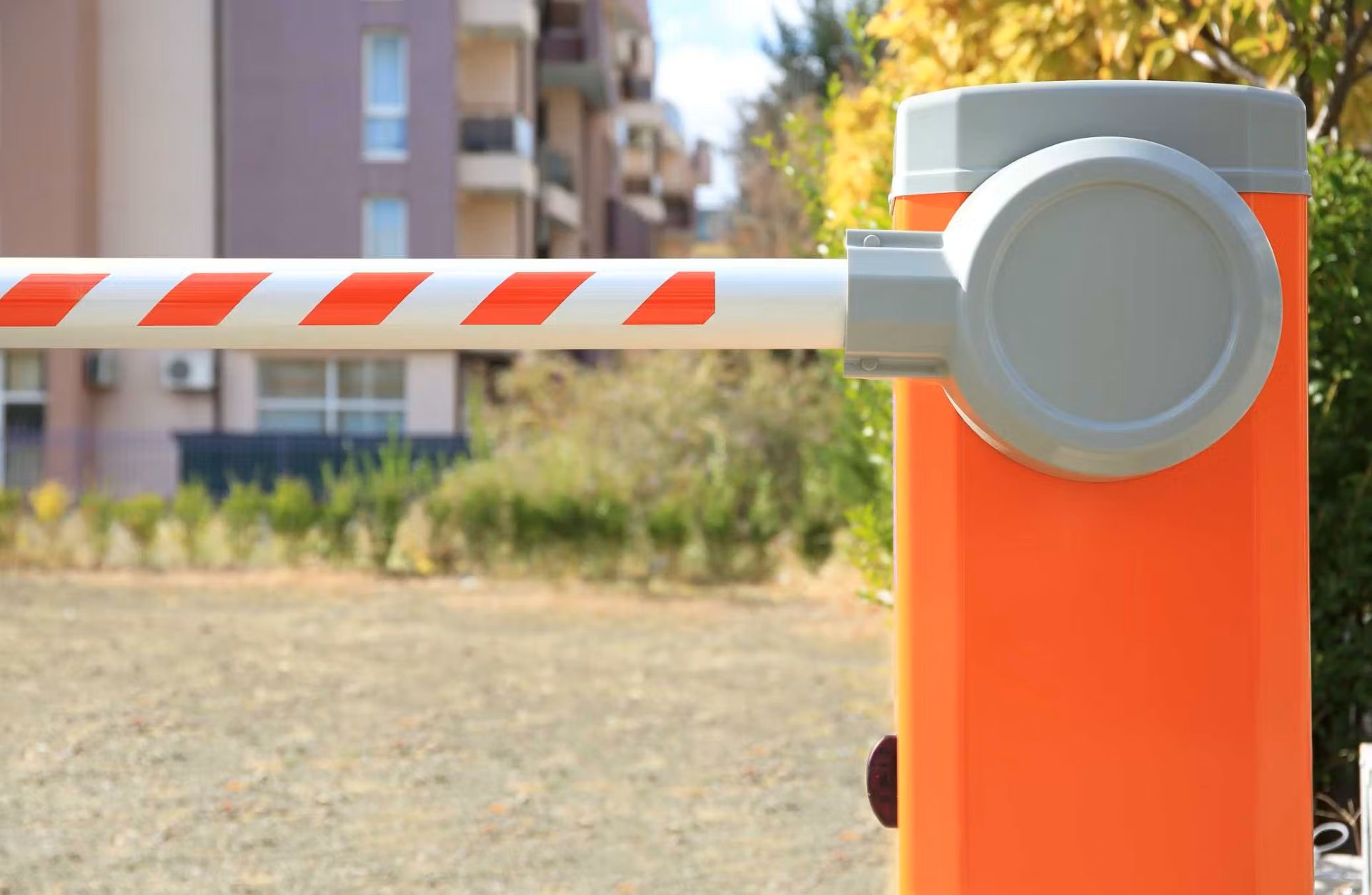 Boom Barrier at the Main Entrance